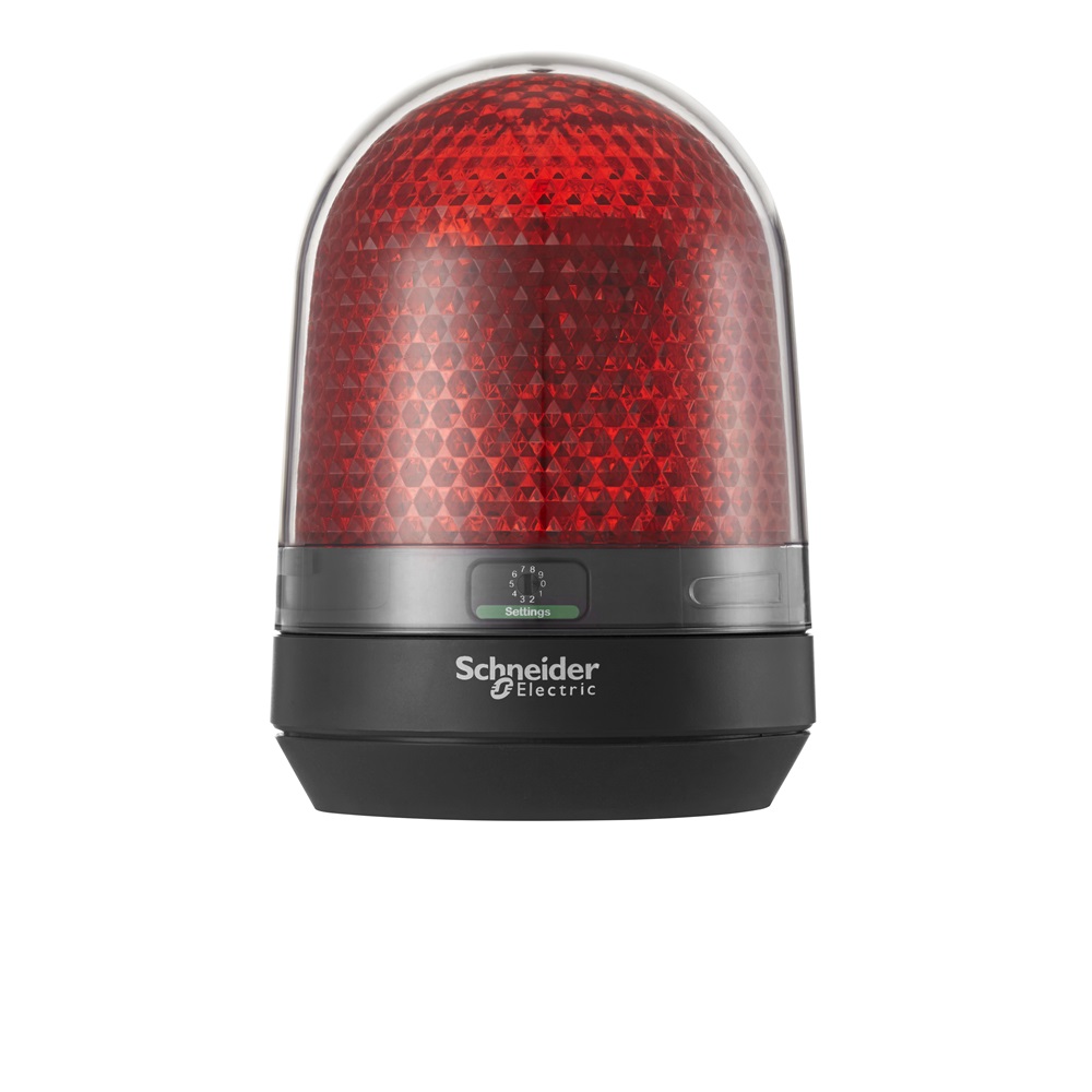 Dispositivo a luce rotante, senza buzzer, 12-24 VDC, rosso