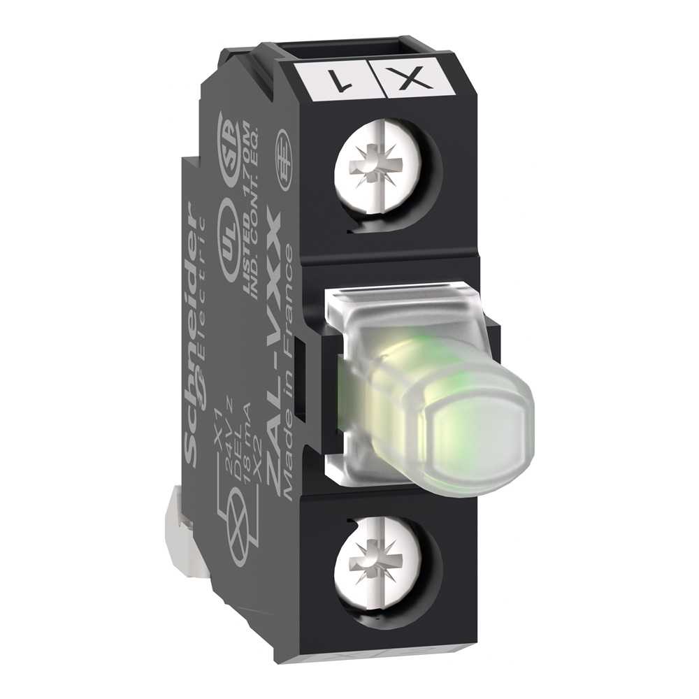 Elemento luminoso per pulsantiere - bianco - LED integrato - 24 V