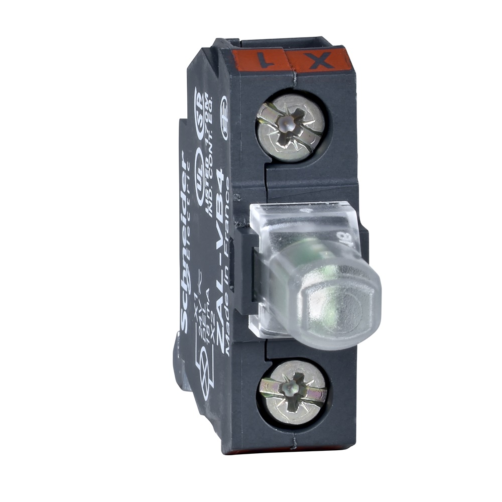 Elemento luminoso per pulsantiere - bianco - LED integrato - 24 V