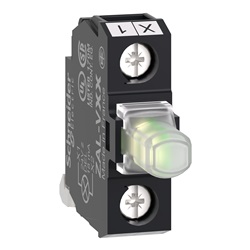 Elemento luminoso per pulsantiere - bianco- LED integrato - 48..120 V