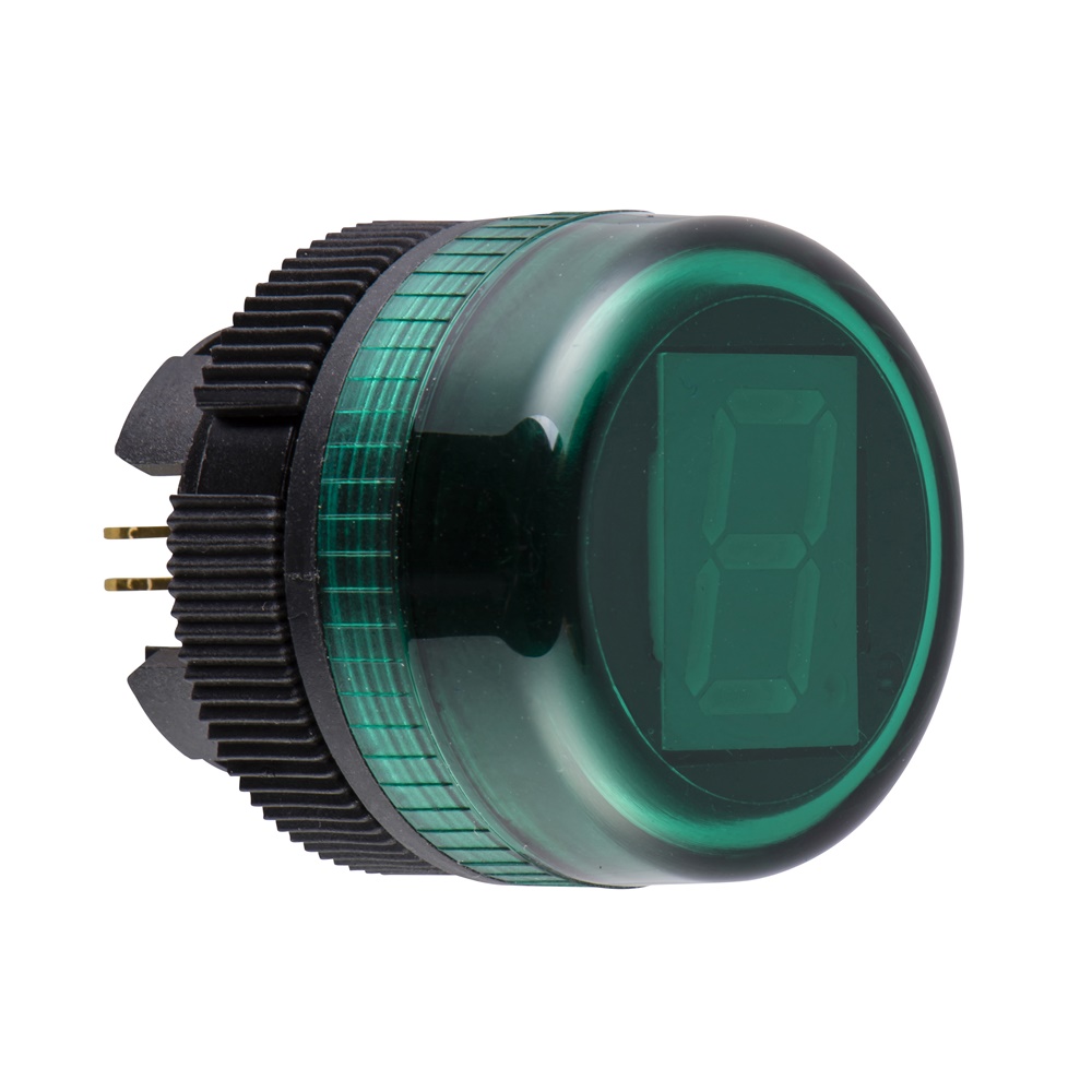 Testa per display numerico Ø22 -verde