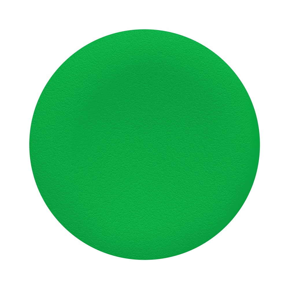 Capsula verde - senza marcatura- per pulsante filoghiera circolare