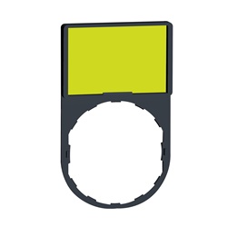 Porta etichetta 30 X 50mm con etichetta neutra per unità Ø22 testa circolare