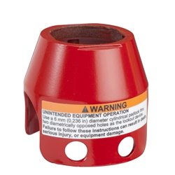 Guardia di protezione fungo Ø40 ,unità Ø22mm - rossa