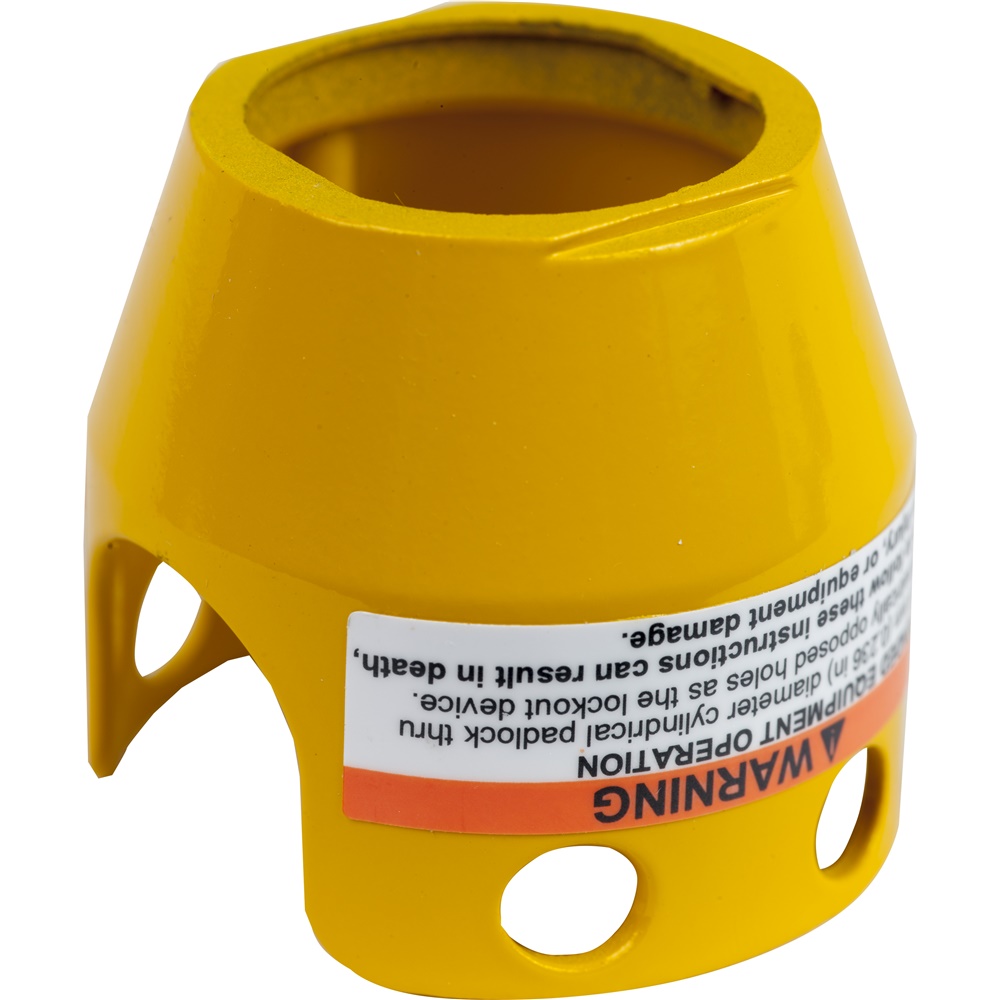 Guardia di protezione fungo Ø40, unità Ø22mm - gialla