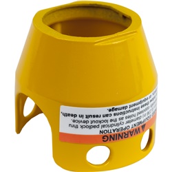 Guardia di protezione fungo Ø40, unità Ø22mm - gialla