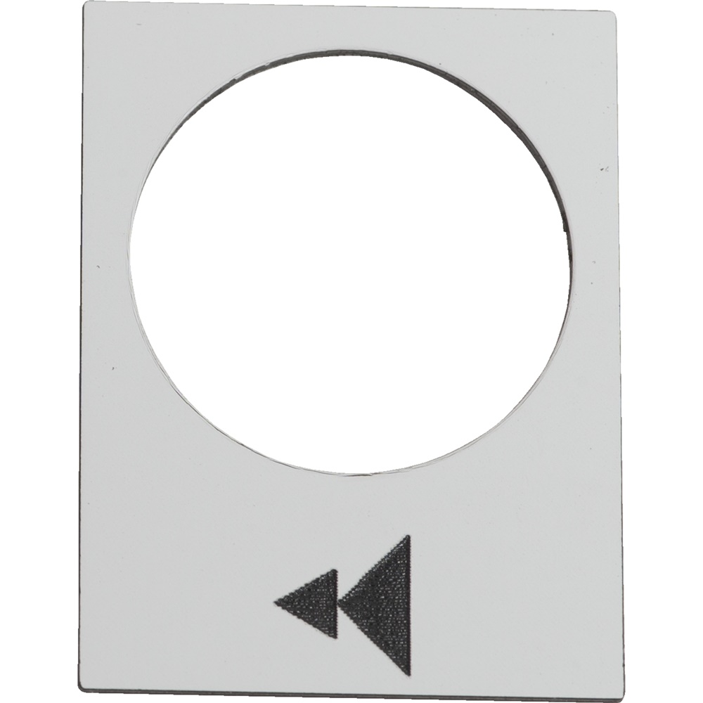 Etichetta - 30×40mm - bianco - sollevamento o destra, lento-veloce