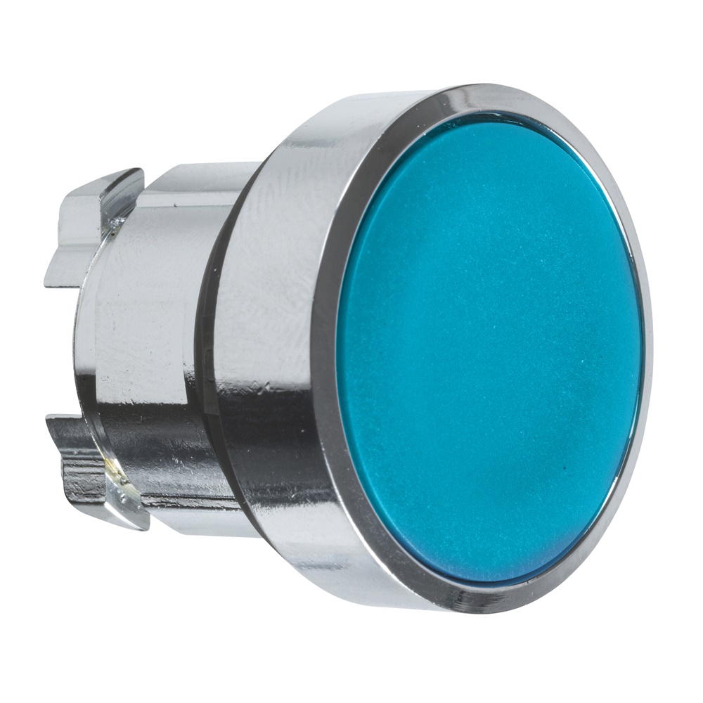 Testa pulsante Ø22 - ad impulso - filoghiera - blu - senza marcatura
