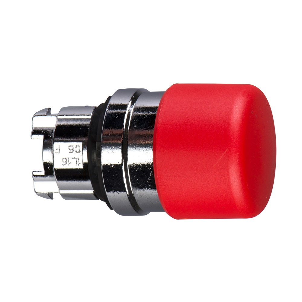 Testa pulsante Ø22 - ad impulso - fungo Ø30 - rossa