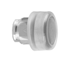 Testa pulsante Ø22 - sporgente—nera - (silicone trasparente)