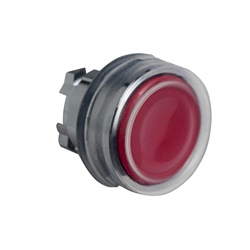 Testa pulsante Ø22 - filoghiera—rossa - (silicone trasparente)