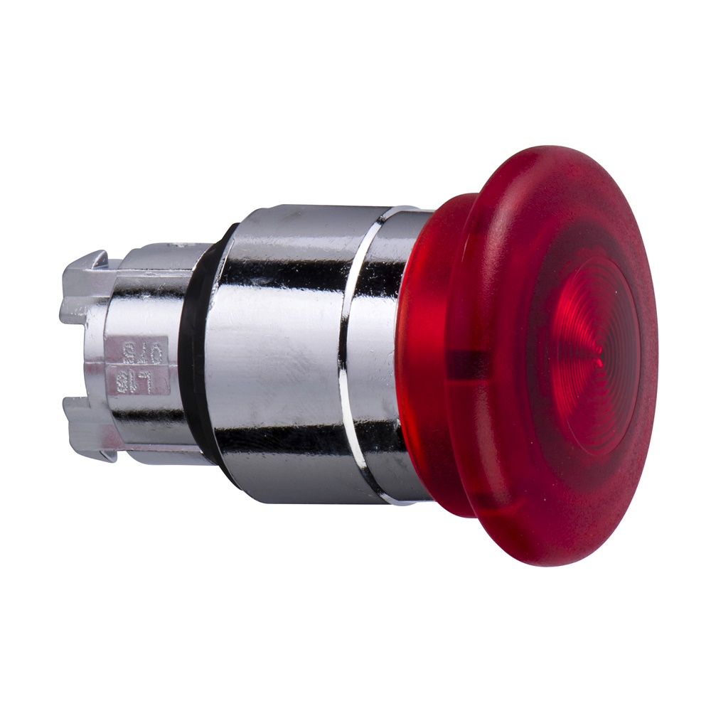 Testa pulsante luminoso Ø40 Ø22 - rosso- per LED universale