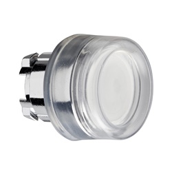 Testa pulsante luminoso Ø22 - bianco- per LED universale