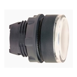 Testa pulsante luminoso Ø22 - bianco- per LED universale