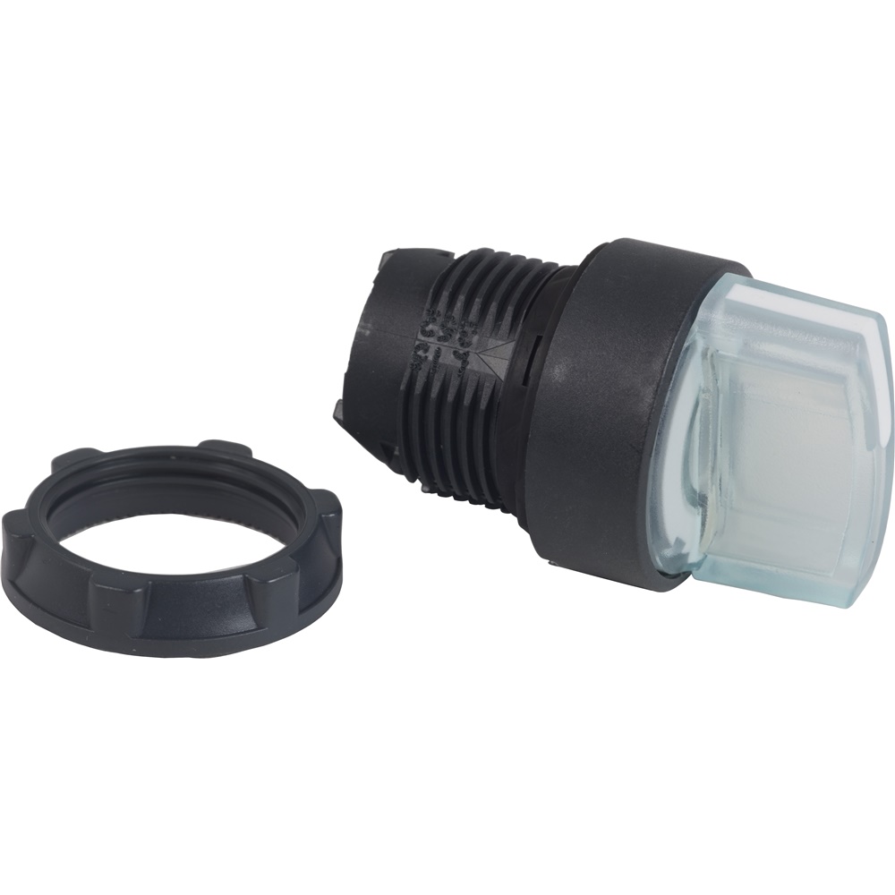 Testa selettore luminoso - 2 posiz. Ø22 - bianco- per LED universale