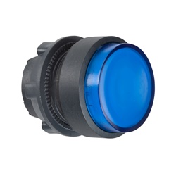 Testa pulsante luminoso Ø22 - blu- per LED universale