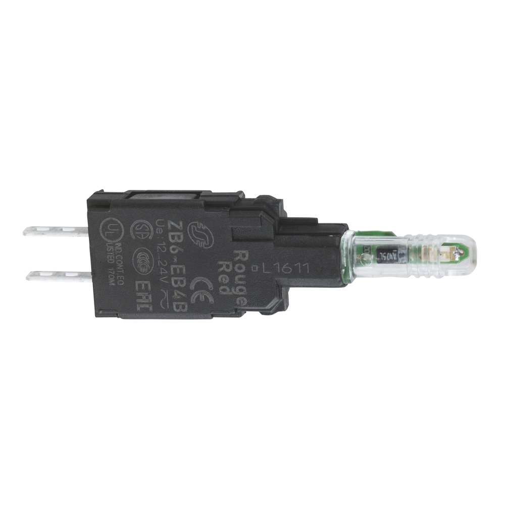 Corpo lampada spia - ZB6 - LED integrato bianco - 12-24 V