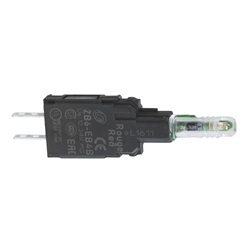 Corpo lampada spia - ZB6 - LED integrato bianco - 12-24 V