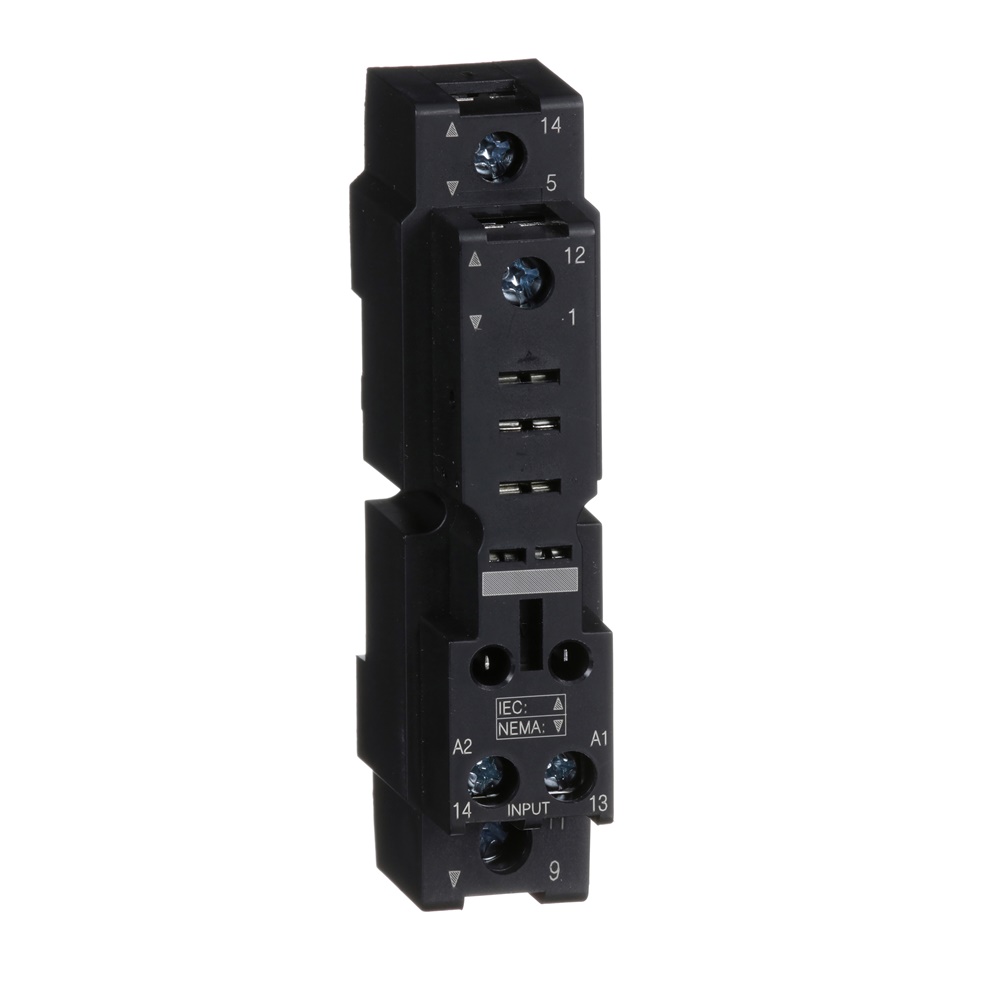 Base RXZ - contatto misto - 16 A - < 250V - term. a vite - per relè RXM1