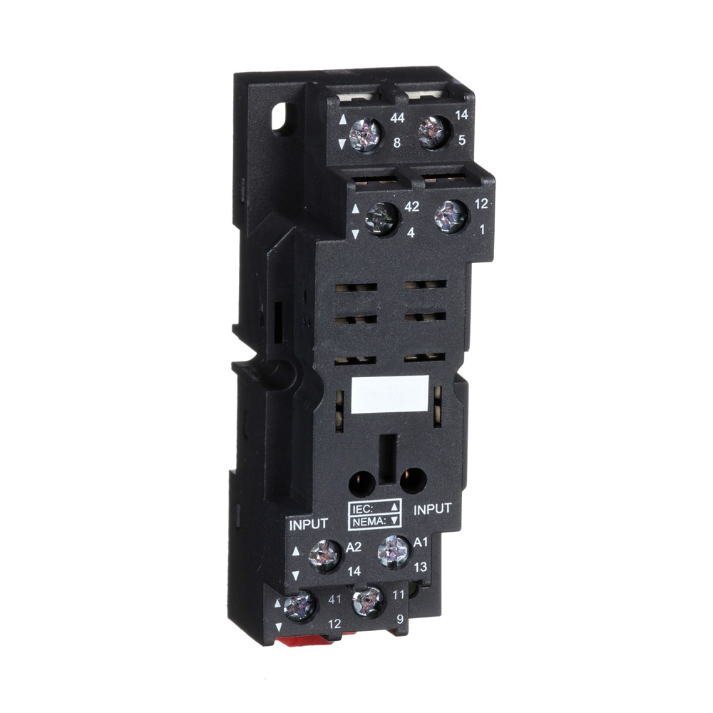 Base RPZ - contatto misto - 16 A - < 250V - term. a vite - per relè RXM2