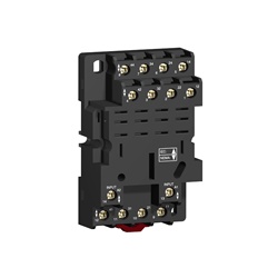 Base RPZ - contatto misto - 16 A - < 250V - term. a vite - per relè RXM4