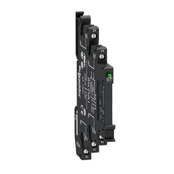 Relè interfaccia SLIM su base a vite con led e circuito di protezione, 48 V