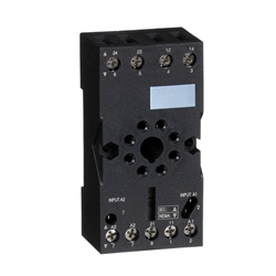 Base RUZ - contatto misto - 10 A - < 250V - connettore - per relè RUMC2..