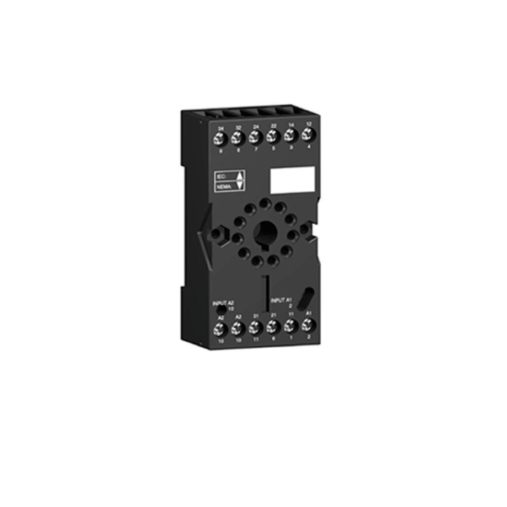 Base RUZ - contatto misto - 10A - < 250V - connettore - per relè RXM2.., RUMC3