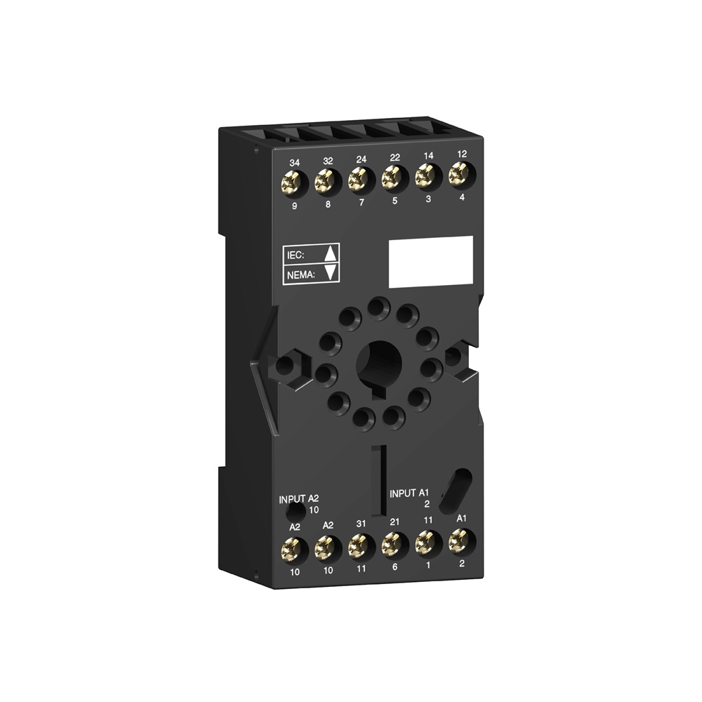 Base RUZ - contatto separato - 12 A - < 250V - connettore - per relè RUMC2
