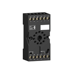 Base RUZ - contatto separato - 12 A - < 250V - connettore - per relè RUMC2