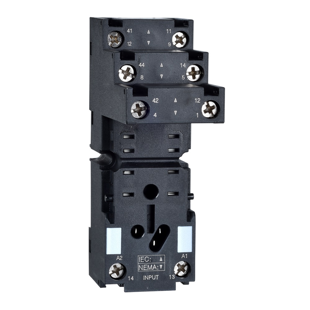 Base RXZ - contatto separato - 12 A - < 250V - connettore - per relè RXM2..