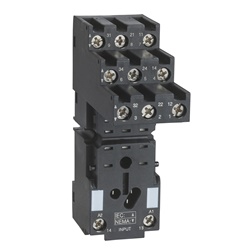 Base RXZ - contatto separato - 10 A - <250V - connettore - per relè RXM3