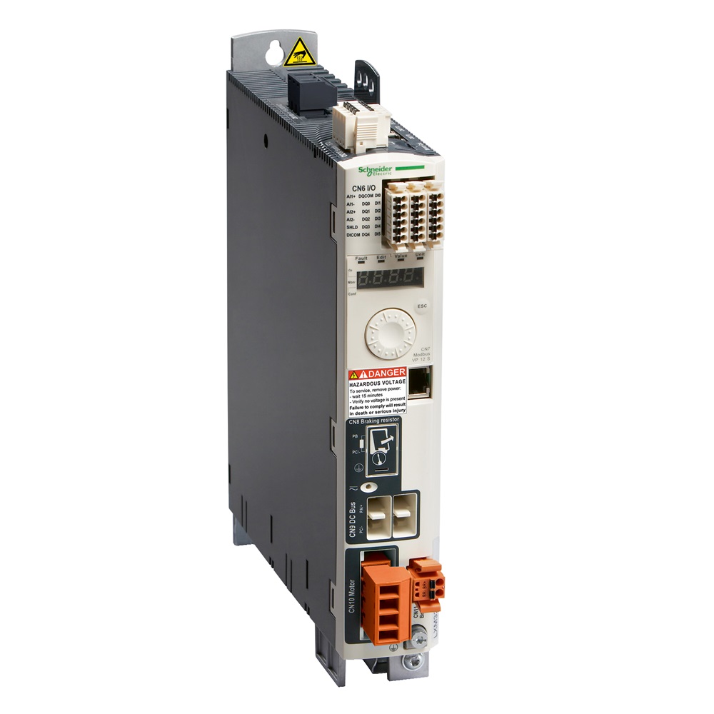 Servo Drive AC Lexium32 Compact con ingressi analogici e Pulse Train 12A Trifase, 208/400/480 Vca