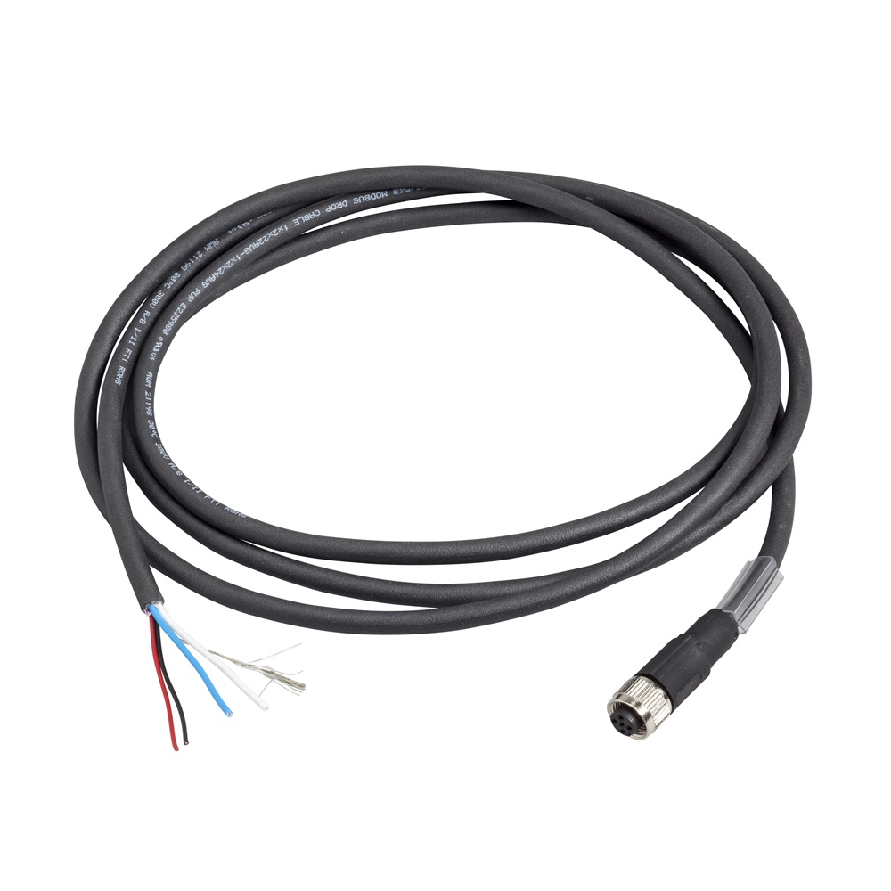 Cavo CANopen daisy chain - angolato - M12-A - maschio-femmina - 10 m