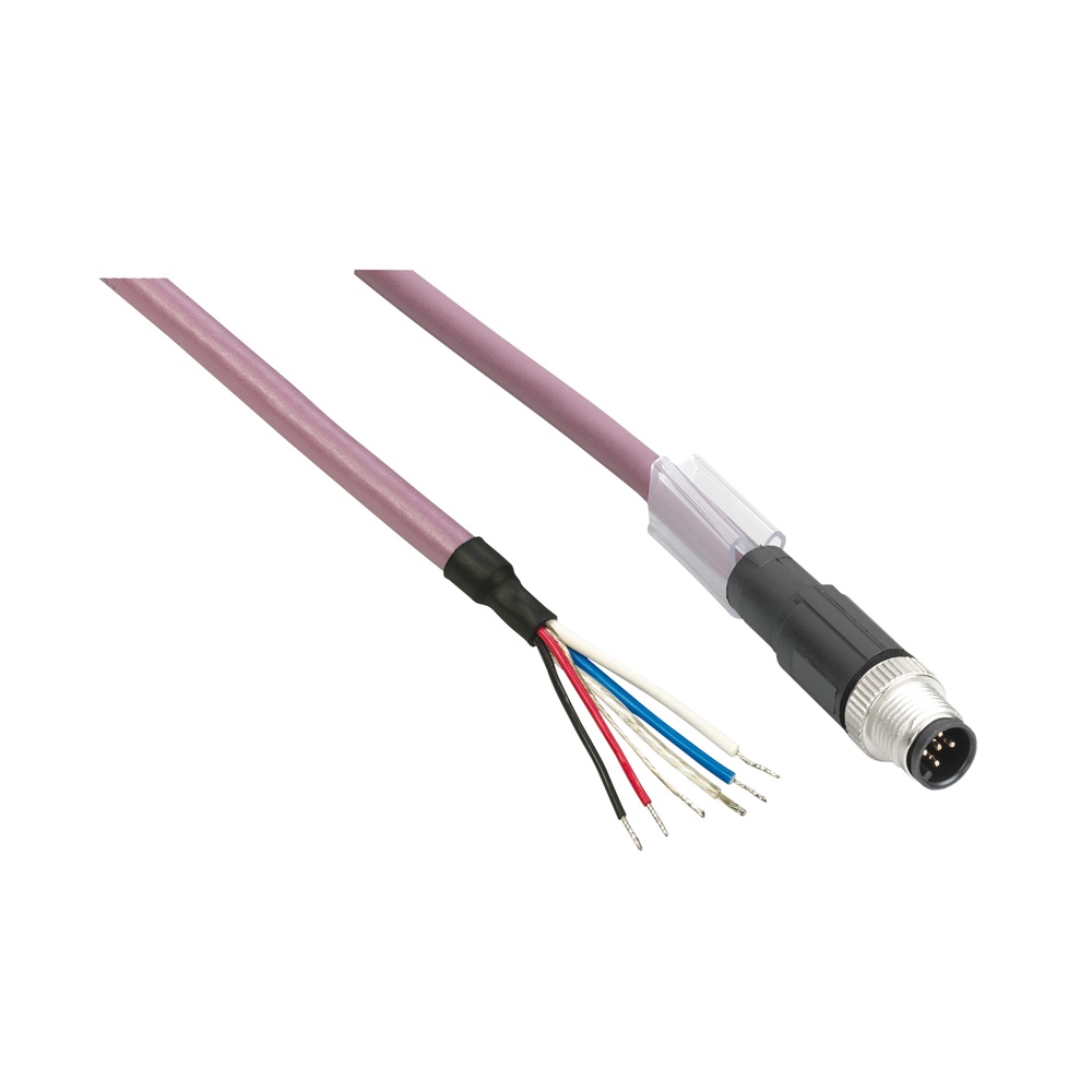 Cavo alimentazione IN- dritto - connettore femmina M8 - 10 m