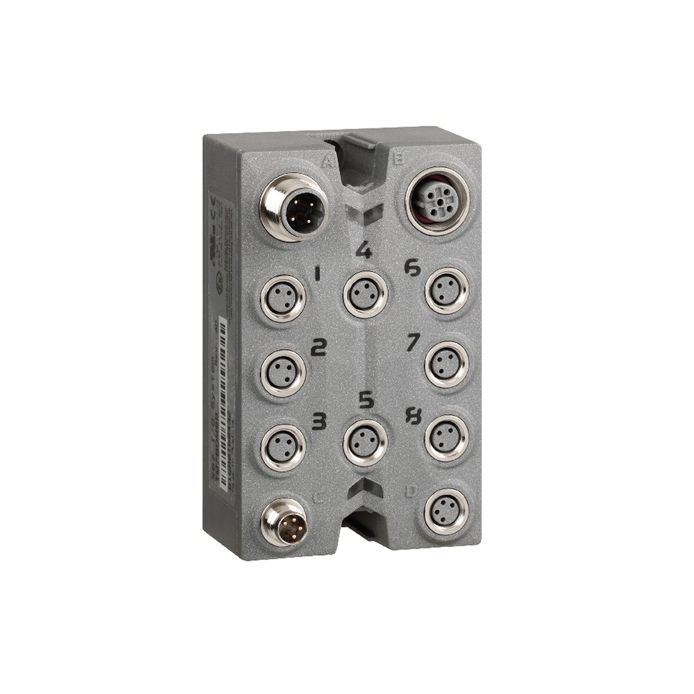 Blocco 8 ingressi digitali 24VDC IP67 M8 TM7