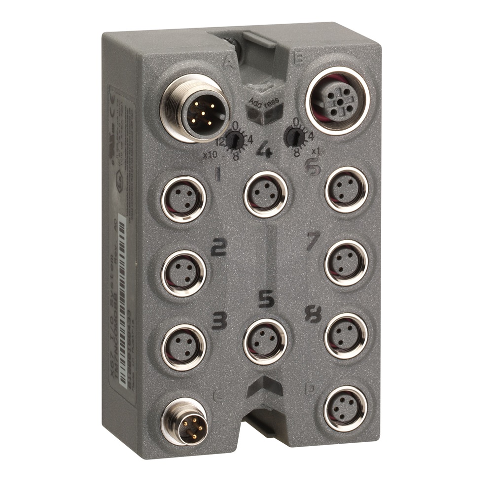 Blocco CANopen 8 I/O IP67 M8 TM7