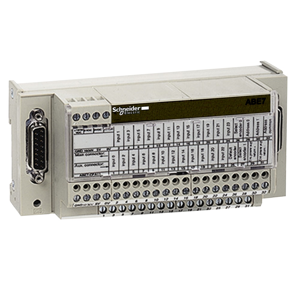 Sottobase di connessione ABE7 - Per contatore e 8 canali analogici