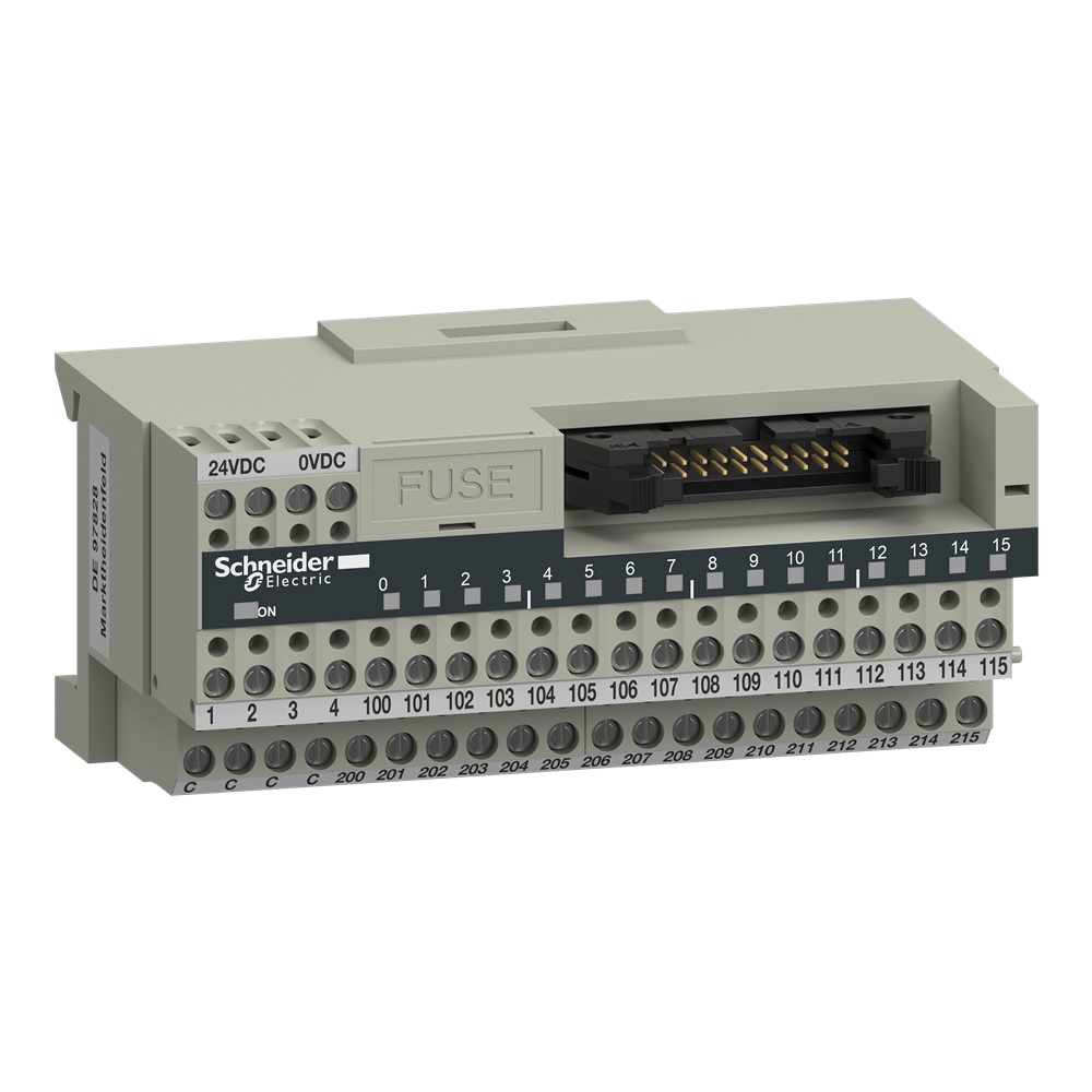 Sottobase di connessione passiva ABE7 - 16 input o output - LED