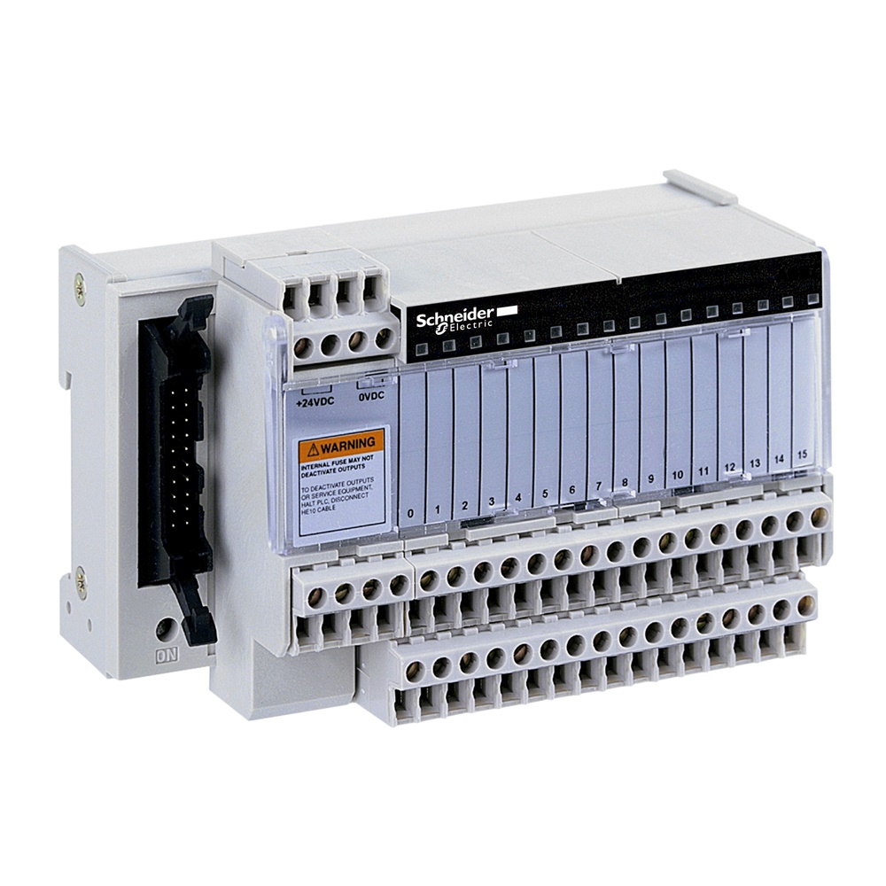 Sottobase di connessione passiva ABE7 - 16 input o output - LED