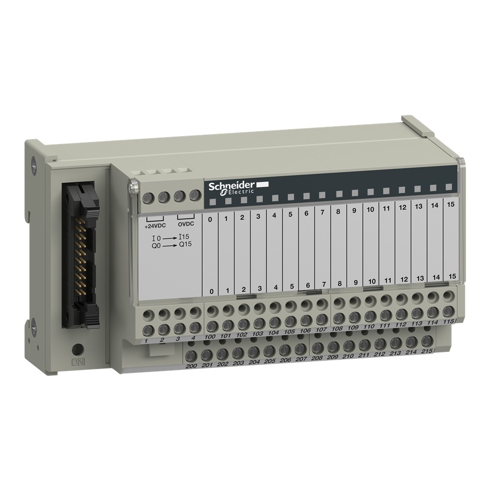 Sottobase di connessione passiva ABE7 - 16 input o output - LED - Isolatore