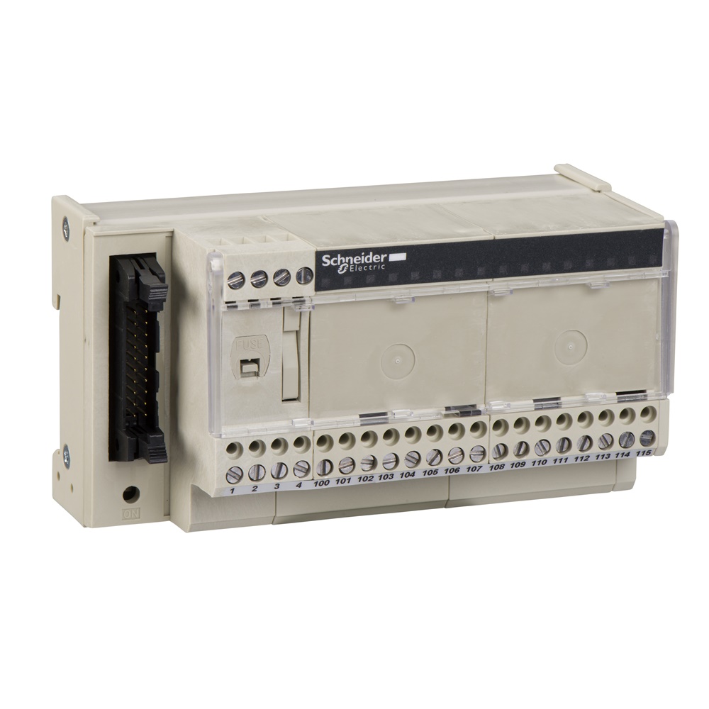 Sottobase di connessione passiva ABE7 - 16 input o output - LED - Isolatore