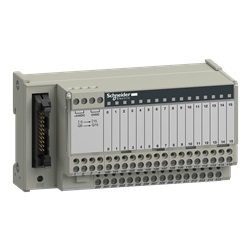 Sottobase di connessione passiva ABE7 - 16 input o output - LED - Isolatore