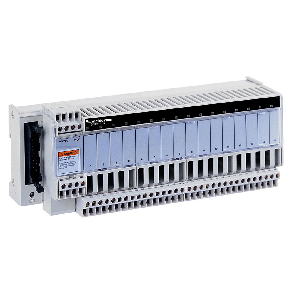 Sottobase - Relè di output a stato solido saldato ABE7 - 16 output - 0,5 A