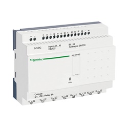 Smart relay 20 I/O 24VDC orologio no display