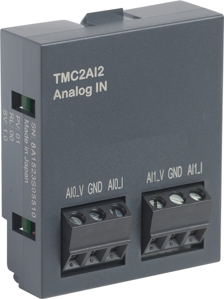 Modulo I/O PLC TMC2AI2, ingresso analogico, 20 mA, 24 V c.c., per uso con Modicon M221