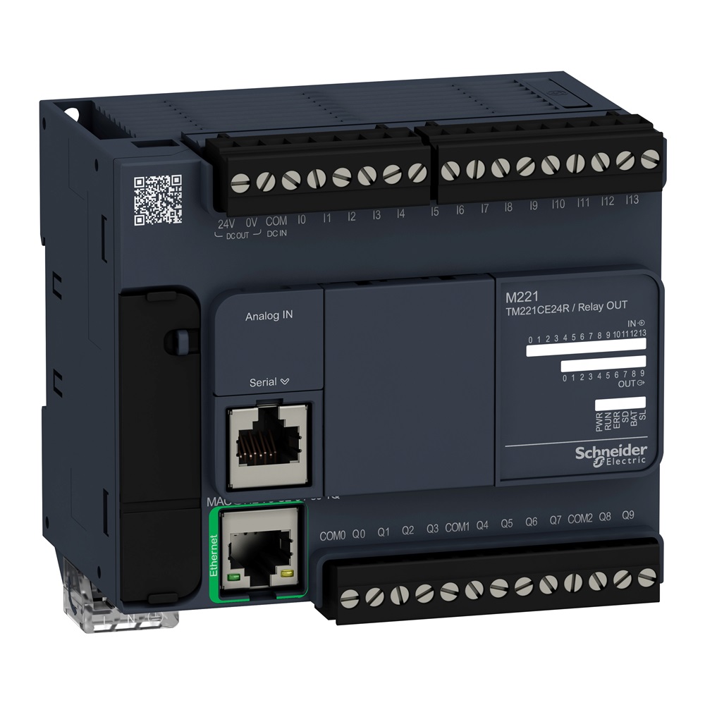 Controllore M221 24 I/O relè, Ethernet