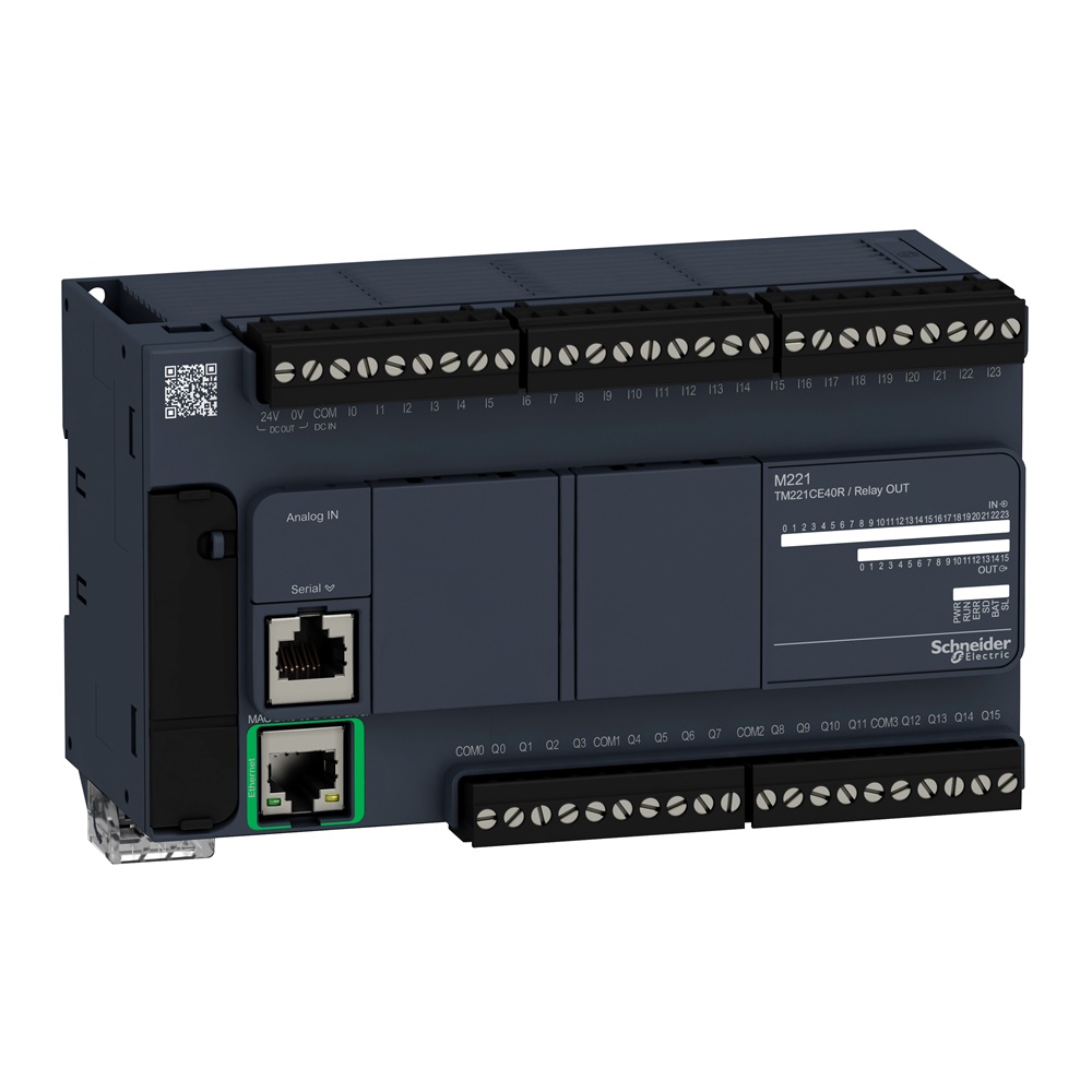Controllore 24IN 16OUT relè Ethernet M221