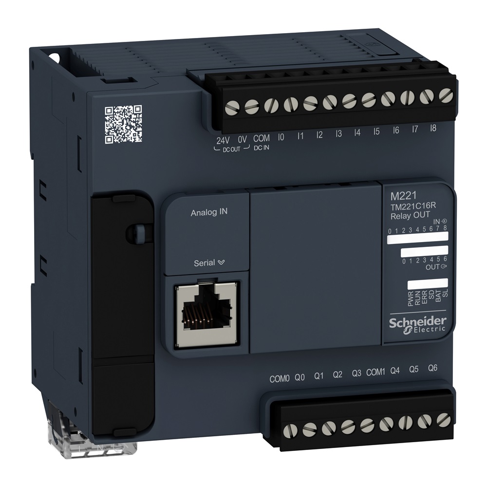 Controllore M221 16 I/O relè