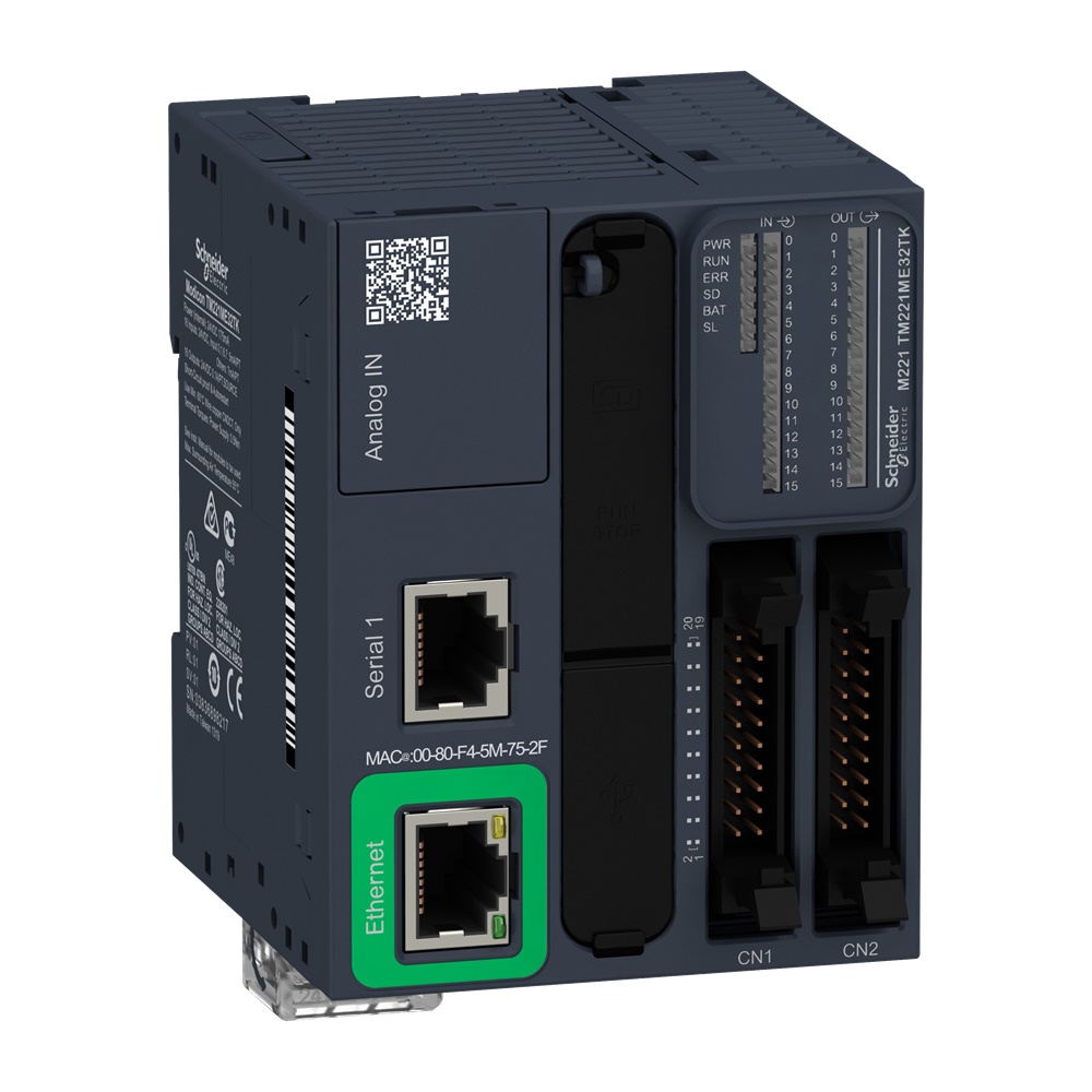 Controllore 16IN 16OUT transistor PNP Ethernet 24VDC M221